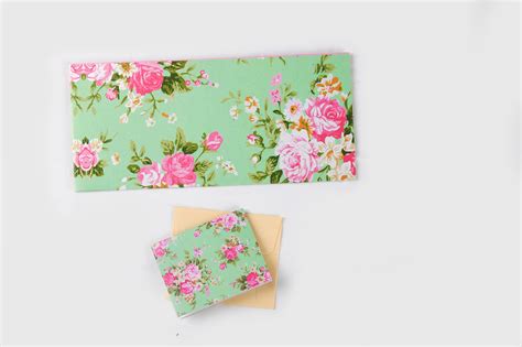 Mint Green Floral Design Envelope & Tag Combo – Paperholic Design Studio