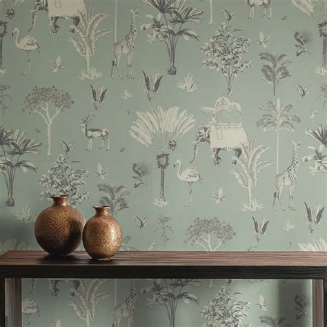 Itihaas, Indian Theme Room Wallpaper | Life n Colors | Green Spring