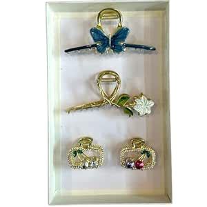 Gospice Metal Hair Clutcher Combo for Women & Girls | Korean Design ...