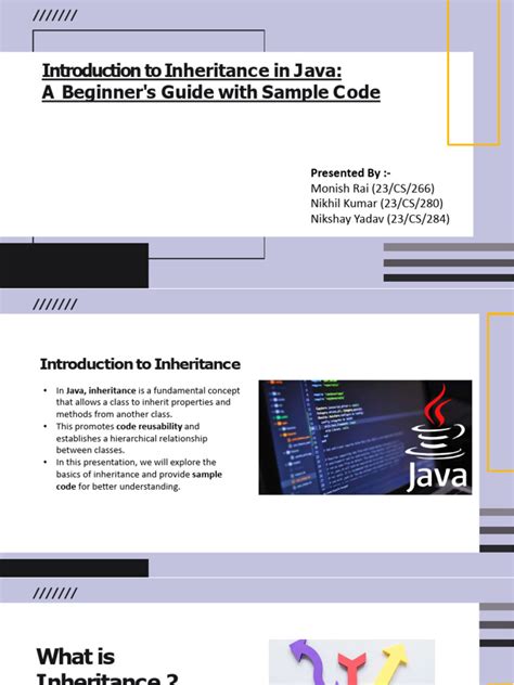 Image result for Inheritance Sample Code in Java