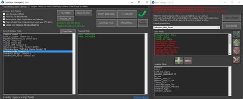 Dow Mod Manager 的图像结果