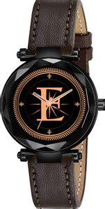 Red Robin Fancy Design Stylish ALPHA-E Dial Brown Leather Strap Women ...