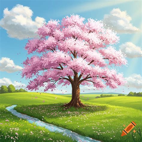 How To Draw A Realistic Cherry Blossom Tree 39+ Thousand Cherry