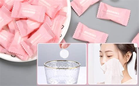 Luximal 50 Pcs Compressed Towel Tablets – Portable Disposable Magic ...