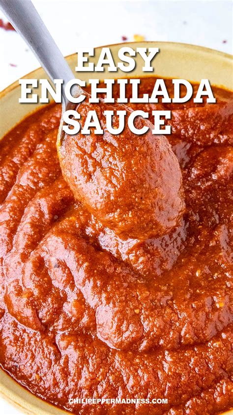 Easy homemade red enchilada sauce – Artofit