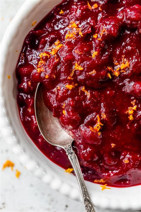 Fresh Cranberry Sauce With Orange Cranberry Sauce With Blood Orange,