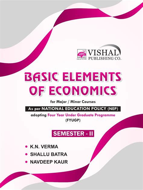 Basic Elements of Economics – VISHAL PUBLISHING CO.