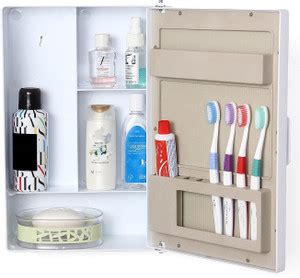 ZOOM bathroom cabinet with mirror bathroom rack Fully Recessed Medicine ...