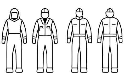 A set of four different types of workers | Premium AI-generated vector
