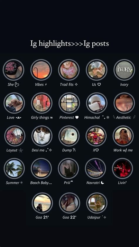 Instagram highlights inspou003eu003eu003e in 2025 | Aesthetic names for instagram ...