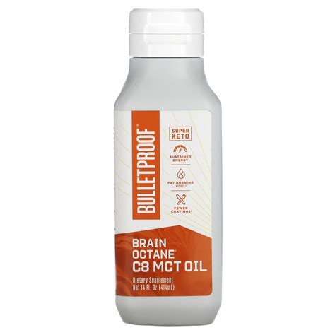 BulletProof, Brain Octane, C8 MCT Oil, 14 fl oz (414 ml)