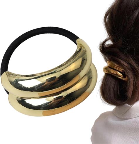 Pony Tail Holders - Ponytail Headband Metal Hair Tie Double Arch ...