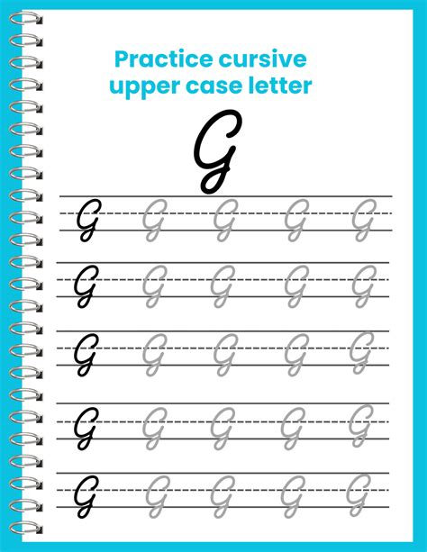 Cursive Letter G Worksheets (Free Printable Worksheets)