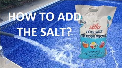 Image result for How to Use Pool Salt