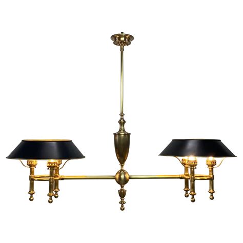 Antique Brass Billiard Pool Table / Kitchen Island Ceiling Light ...