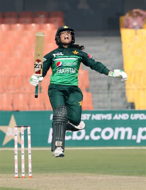 Sidra Ameen scored 176 not out, the fifth highest score in women's ODIs ...