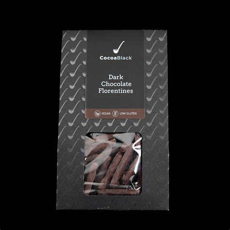 Dark Chocolate Florentines | Cocoa Black