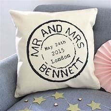 Wedding Gifts Not On The High by Personalised Wedding St Cushion From Not On The High Wedding Gifts Not On The High