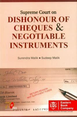 Amazon.in: Buy Supreme Court on Dishonour of Cheques & Negotiable ...