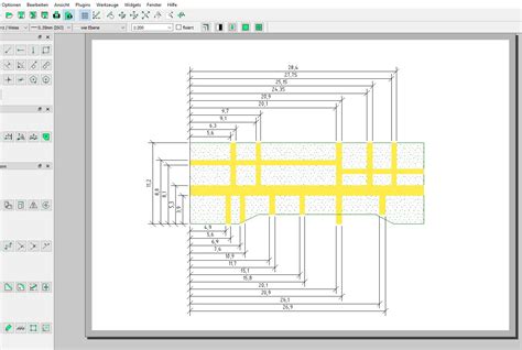 LibreCAD Rectangle 的图像结果
