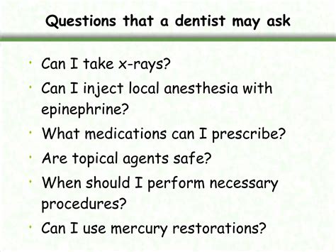 Manag of pregnant woman in dental clinic | PPT