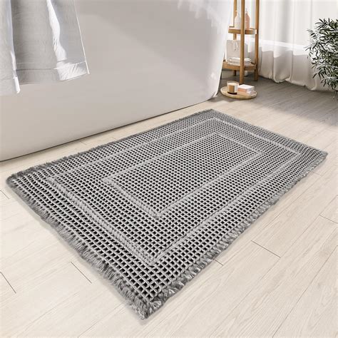 Amazon.com: BULULOM Bathroom Floor Mat,Boho Bathroom Mat,Super ...