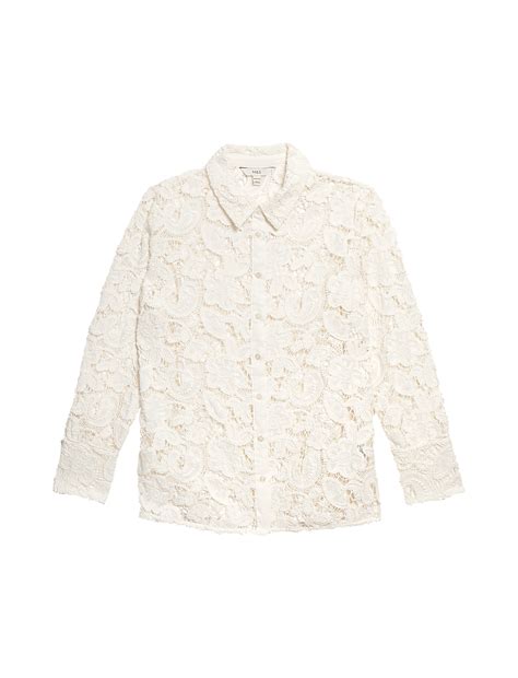Buy Pure Cotton Broderie Shirt at Marks & Spencer