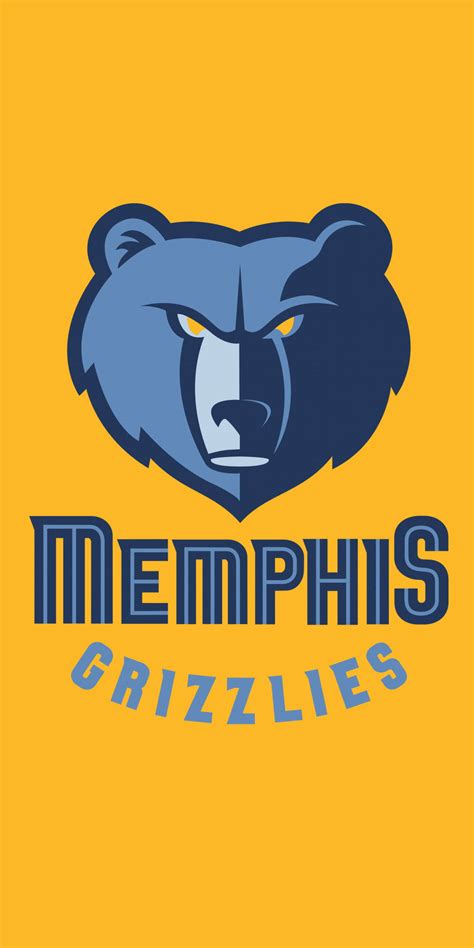Download Yellow NBA Memphis Grizzlies Logo Wallpaper | Wallpapers.com