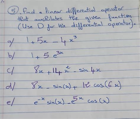 Linear Differential Operator 的图像结果