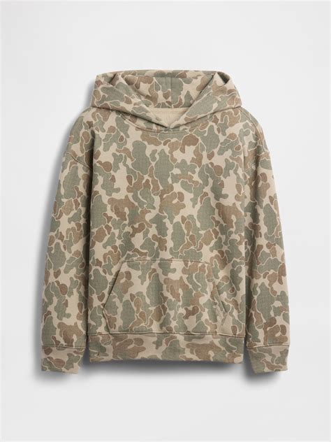 Kids VintageSoft Relaxed Camo Hoodie | Gap
