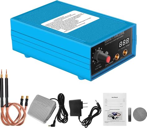 5000W Spot Welder, Agoal Battery Spot Welder Machine DIY Kit for 18650 Battery Pack Welding ...
