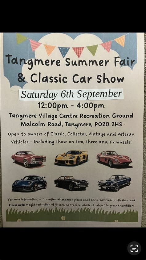 Tangmere Car Show, Tangmere Village Centre, Chichester, 6 September ...