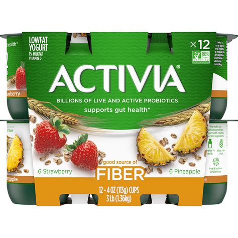 Activia Fiber Yogurt Nutrition Facts | Besto Blog