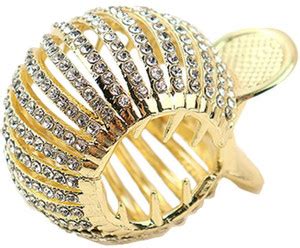 ASG 1Pcs Women's Metal Small High Ponytail Strong Hold Hair Claw Clips ...