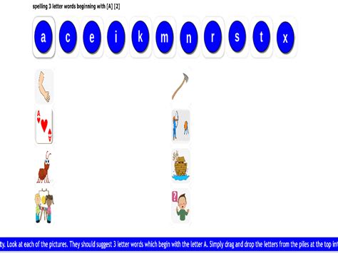 spelling [3 letter words beginning with A] [2] | Teaching Resources