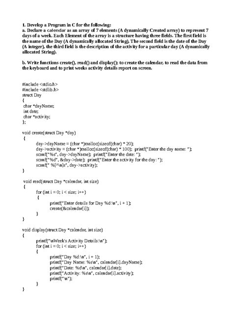 DSA Lab Manual - C Programs for Data Structures Operations - Studocu