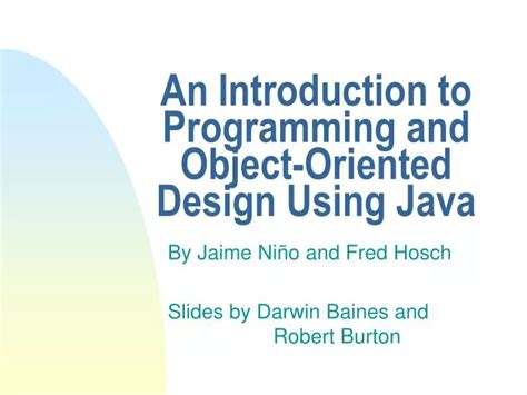 Introduction to Object-Oriented Programming 33 in Java 的图像结果
