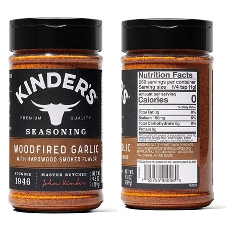 Kinder – Paquete variado de especias de condimento – Kinders Buttery ...