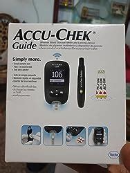 Accu-Chek Guide Blood Glucose Glucometer (with Bluetooth) Kit with Vial ...