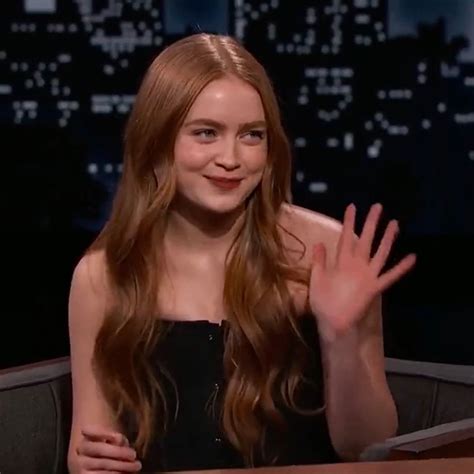 sadie sink on jimmy kimmel | Garotas, Stranger things atores, Celebridades
