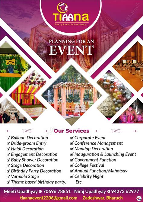 Event planner flyer template – Artofit