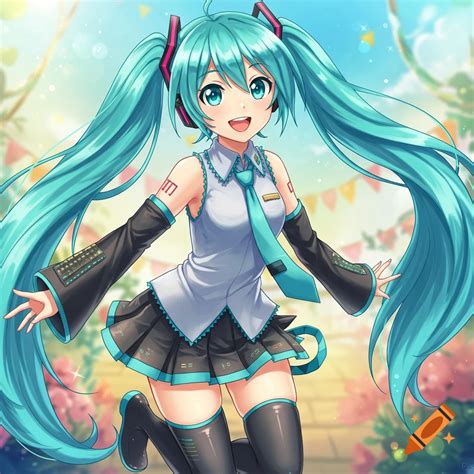 Hatsune Miku images created on Craiyon