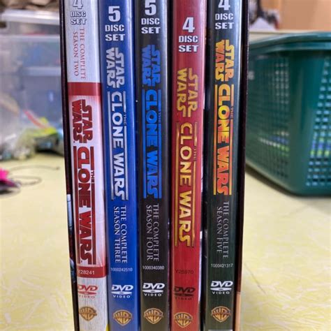 Star Wars: the clone wars seasons 1-5 DVD set(s)