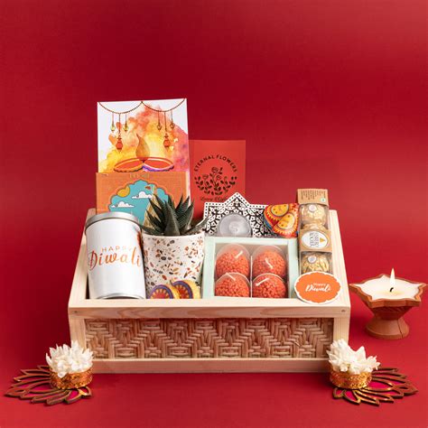 Shubh Utsav Diwali Gift Hamper – Chocolates, Dry Fruits, Diyas, Incense ...