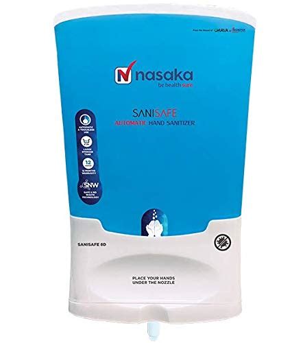 NASAKA SANISAFE 8D Automatic Hand SANITIZER Dispenser (8 Litre, Drop ...