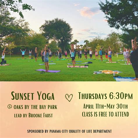 FREE YOGA @ Oaks by the Bay Park, Oaks By The Bay Park, Panama City, 30 ...