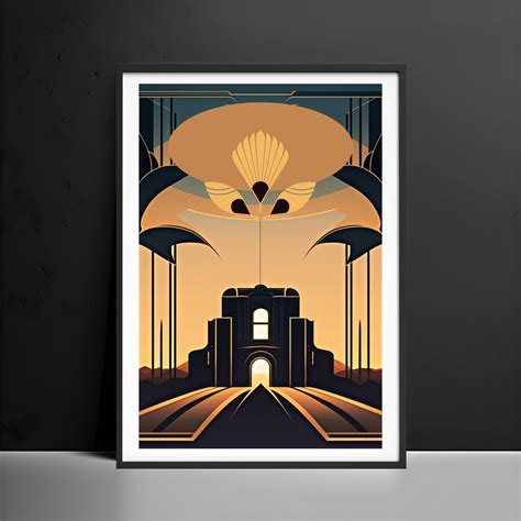 Art Deco Prints, Wall Decor, Vintage Art Print, Art Deco Poster, Art ...