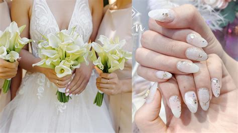 #1 Tổng hợp 16 mẫu vẽ nail móng tay cô dâu đẹp nhất | 2023