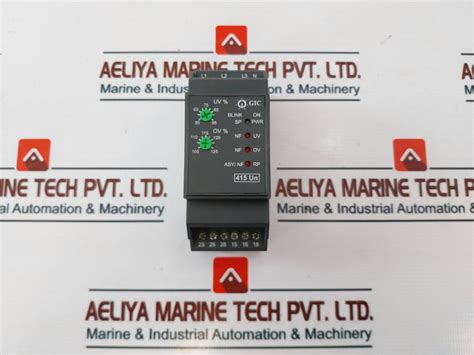 Gic 415Un Phase Neutral & Voltage Control Relay 250V – Aeliya Marine