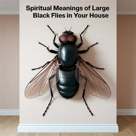 10 Spiritual Meanings Of Large Black Flies In Your House